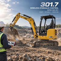 Mini Excavator Bekas Siap Ekspor 301.7 2022 Cat Asli 1000+ Jam Kerja dengan Remote Control Profesional Tersedia