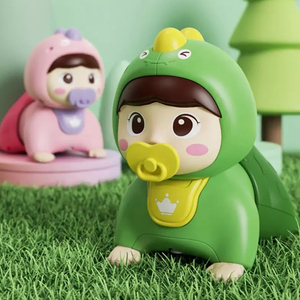 Muñeco Eléctrico que Gatea con Música y Luces, Juguete Sensorial de ABS para Bebés, Juguete Educativo Temprano para Aprender a Gatear para Niños Pequeños - Product Image 2