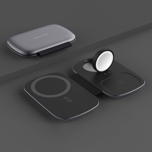 El producto más vendido Producto de tendencia caliente 2025 Estación de carga de reloj inteligente 3 en 1 Soporte de cargador inalámbrico para todos los teléfonos - Product Image 6