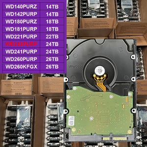 WD240PURP 24TB 3.5Inch SATA 6Gb/s 7200RPM 512MB Cache  Pemantauan perusahaan dengan Teknologi AllFrame AI HDD 64 Kamera HD - Product Image 1
