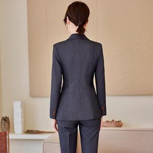 Nuevo Traje Formal Profesional <span class=keywords><strong>de</strong></span> Dos Piezas para <span class=keywords><strong>Mujer</strong></span>, Estilo Casual y Elegante para Oficina y Negocios - Product Image 5