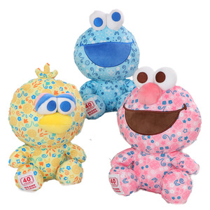 For Big Bird in China Pink Blue Yellow 20cm Plush <strong>Toy</strong> Ornament Doll PP Cotton Guochao Figurine - Product Image 5