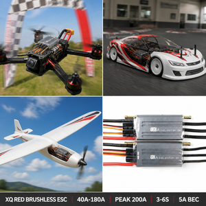 Controlador de Velocidad XQ-POWER XQ Rojo sin Escobillas ESC 40A 60A 90A 120A 150A 180A para Drones de Carreras FPV, Aviones <span class=keywords><strong>RC</strong></span>, Barcos y Coches - Product Image 5