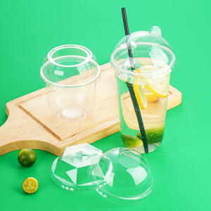 Tapa Redonda Desechable para Vasos de Bebidas de 95 mm, Engrosada, para Vasos de Té con Leche y Leche de Soya, Capacidad de 401-500 ml - Product Image 1
