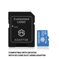 Carte mémoire SD TF Micro C10 A1 A2 256 Go de capacité réelle, prix pour appareils photo numériques, caméras d'action, caméras embarquées, consoles de jeux