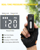 Nexest 2026 Nouvelle Mini Pompe Électrique Portable pour Vélo 120 PSI, Gonfleur de Pneus Manuel Durable et Écologique