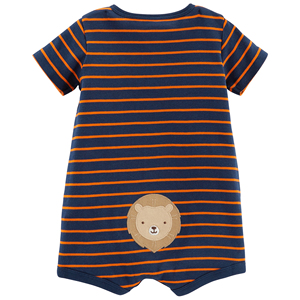 Stampa di cartoni animati tutine di vestiti per bambini a strisce ricamate vestiti per bambini modello personalizzato applique altri vestiti per bambini - Product Image 3