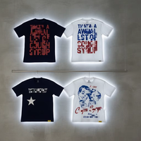 T-shirt graphique surdimensionné personnalisé pour hommes, streetwear Y2K vintage, tee-shirt en coton, vêtements de mode, fournisseur en gros OEM