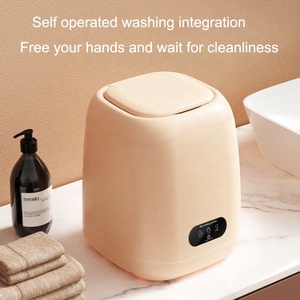 Mini <span class=keywords><strong>machine</strong></span> à <span class=keywords><strong>laver</strong></span> semi-automatique à double usage pour les petits sous-vêtements intimes pour les dortoirs Outil de nettoyage ménager - Product Image 5