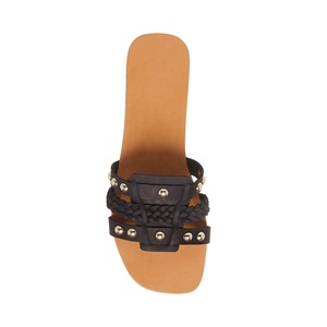 2023 nuovo arrivo piatto fantasia tacchi punta tonda <span class=keywords><strong>donna</strong></span> estate <span class=keywords><strong>borchie</strong></span> Slip On sandali <span class=keywords><strong>donna</strong></span> indossare ogni giorno <span class=keywords><strong>scarpe</strong></span> - Product Image 3