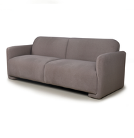 Canapé-lit convertible 2 places en tissu taupe foncé, pliable, pour salon, appartement, chambre d'amis, meubles de maison