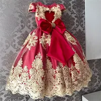 고귀한 피아노 성능 의상 패션 투투 스커트 어린이 공주 파티 드레스 키즈 웨딩 드레스