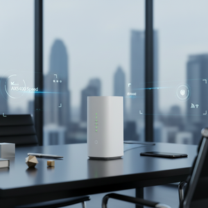 ชิปเซ็ต5G ซิม CPE Qualcomm 5400Mbps Dual Band กิกะบิต WiFi6 4G 5G LTE เราเตอร์พร้อมช่องใส่ซิมการ์ด - Product Image 1