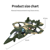 Nouveau drone avion de chasse RC en mousse avec télécommande, induction par gravité, rotation automatique, jouet volant, nouveauté pour fête
