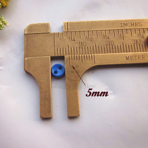 2 Löcher 16 Farben 5 mm Runde Schüssel winzige Knöpfe für kleine Puppenkleidung Nähen Mini-Knöpfe für Handwerk Scrapbook-Zubehör - Product Image 4