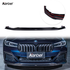 Lèvre avant Karbel 3D style KB en fibre de carbone sèche, base noire brillante, pour <span class=keywords><strong>BMW</strong></span> Série 5 G30 G38 520i 530i 540i 1972-2023 - Product Image 1