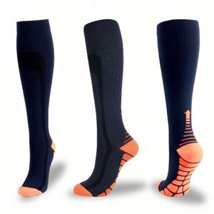 Calze a Compressione in Nylon per Sport all'Aperto, Calcio, Corsa, Riduzione Varici e Affaticamento Muscolare, 15-20 mmHg - Product Image 2