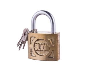 Candado de Hierro Sólido Samhoo de Alta Calidad de 30 40 50 60 70 mm, Candado de Seguridad Superior con Llave, Desbloqueo con Logotipo Personalizado, Antirrobo - Product Image 1