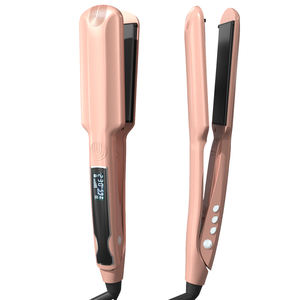 2-in-1 Titan tóc ép tóc Curler điện sưởi ấm nhanh 15S nhiệt độ bộ nhớ tất cả các kiểu tóc phẳng sắt ép - Product Image 1