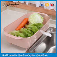 Set Wastafel Plastik Keras Tugas Berat, Rak Wastafel Plastik Keras dengan Rak Pengering Piring, Penyangga Cangkir Pengering Piring untuk Konter Dapur Rumah