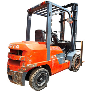 Used Diesel Toyota 3 Ton Mini <b>Forklift</b> Truck FDZN30 Good Condition Original Japanese Engine Tested Inspected Low Hours (0-2000) - Product Image 1