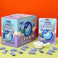 Groothandel Kolajoy Blauwe Bes Zoete Fruitige Suikervrije Bolvormige Tablet Snoepjes Ademverfrissers in Zakverpakking