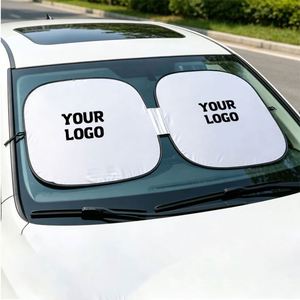 Parasoles para Parabrisas de Auto de Tafetán de Poliéster 170T 190T 210T 240T, Parasol Personalizado con Impresión, Parasol para Ventana Delantera de Coche - Product Image 1