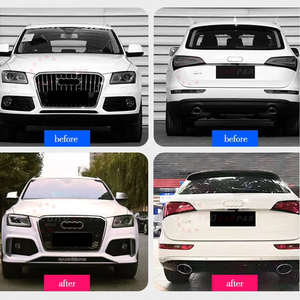 Kit de carrosserie pour 2013-2016 année <span class=keywords><strong>Q5</strong></span> mise à niveau vers RSQ5 Bodykit calandre de <span class=keywords><strong>pare</strong></span>-chocs avant lèvre de diffuseur arrière (Normal/Sport) embouts de silencieux d'échappement - Product Image 3