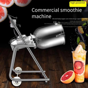 Nouvelle machine à glace pilée ultra-silencieuse 30L entièrement en acier inoxydable avec moteur en cuivre haute vitesse pour smoothies, milkshakes, fruits et légumes - Product Image 6