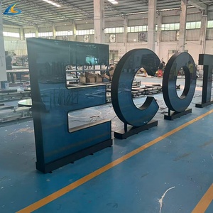 Letrero <span class=keywords><strong>LED</strong></span> 3D Personalizado para Fachada de Tienda, Decoración de Pared con Precio de Fábrica, Logotipo Exterior con Letras Grandes e Infinito Espejo - Product Image 4