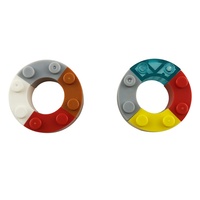 No.85080 coin rond 2x2 brique ABS plastique créatif jouet briques en gros blocs de construction compatibles