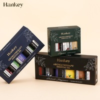 Ensemble d'huiles parfumées florales hydrosolubles pour aromathérapie, eau de parfum 10 ml, parfum longue durée pour diffuseurs et humidificateurs, coffret cadeau