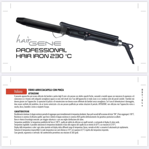 Plancha de pelo profesional 230 ∞ C PTC eléctrica automática portátil LCD rizador varita para peinar el cabello ROHS certificado hogar Hotel - Product Image 3