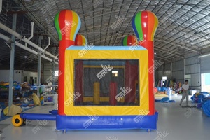 <span class=keywords><strong>Castillo</strong></span> Inflable con Diseño <span class=keywords><strong>de</strong></span> Globos Coloridos para Fiestas, Casa <span class=keywords><strong>de</strong></span> Brinco Inflable para Alquiler - Product Image 3