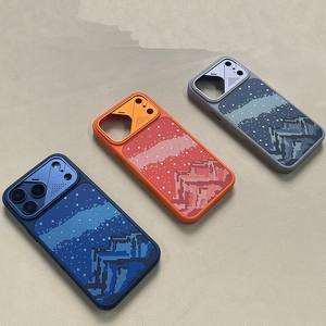 Custodia per <span class=keywords><strong>iPhone</strong></span> con Stampa Opaca Multicolore e Protezione Fotocamera in Metallo, Antiurto, per Serie <span class=keywords><strong>iPhone</strong></span> - Product Image 5