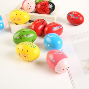 Accessori per strumenti a percussione musicali Maracas in legno fatti a mano - Product Image 4
