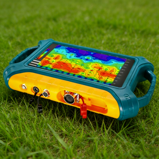 Use Mobile Phone Detect Groundwater ADMT-200S-Y Geophysics Survey Tools 200m Underground Water Detector