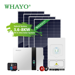 Système d'énergie <span class=keywords><strong>solaire</strong></span> hybride Whayo 48V <span class=keywords><strong>avec</strong></span> <span class=keywords><strong>batterie</strong></span> à faible consommation propre pour une efficacité de stockage accrue et une moindre perte d'énergie - Product Image 1
