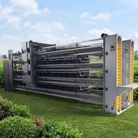 Cage à poules de type H pour élevage avicole, système de cage à poules automatique