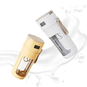 Vente chaude Portable électrique Shaker bouteille pour protéines Shakes et lait mousse fabricant mélangeur pour mélangeur de café pour salle de sport bureau de voyage