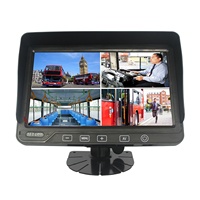OEM ODM Meilleure qualité 7 pouces Moniteur de voiture AHD 1080P Grand angle Caméra de recul pour Bus, Véhicules lourds, Camions de pompiers, Remorques