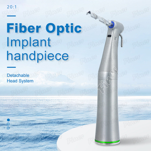 Manipolo in fibra ottica impianto dentale 20:1 contrangolo in acciaio inox Handpiece con testa staccabile - Product Image 5
