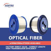 Cable AOPTKE de fibra óptica monomodo G652d G654d G657a1 G657a2 Drones FPV Comunicación de fibra óptica desnuda de vidrio de silicona