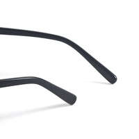 Gafas de sol polarizadas de BIO acetato, marca negra, gafas de sol polarizadas de doble puente de aluminio, gafas de sol de moda para hombres, gafas de sol de moda