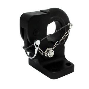 <span class=keywords><strong>Crochet</strong></span> de remorque en acier, <span class=keywords><strong>crochet</strong></span> de remorquage <span class=keywords><strong>universel</strong></span>, Type 2T-3T, noir mat - Product Image 1