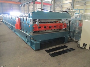 Chất lượng cao 1200mm hình thang tấm lợp kim loại tấm hai lớp cán nguội/cuộn hình thành máy từ Trung Quốc - Product Image 2