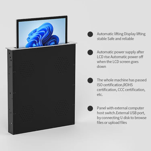 Oem 15,6 <span class=keywords><strong>17</strong></span>,3 21,5 pulgadas motorizado Lcd Monitor emergente para sistema de sala de conferencias escritorio oculto Lcd Lift Monitor motorizado - Product Image 5