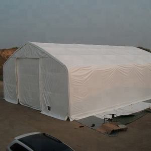 Tente GS en tissu de bois traité naturel pour abri de stockage à cadre métallique robuste pour entrepôt et bâtiment de stockage - Product Image 2