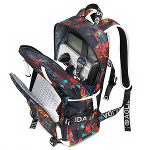 Mochila de 32 Estilos y 4 Colores de Demon Slayer <span class=keywords><strong>Shingeki</strong></span> <span class=keywords><strong>No</strong></span> <span class=keywords><strong>Kyojin</strong></span>, Mochila Duradera de Oxford para Portátil, Mochilas Escolares para Estudiantes, Mochila de Anime para Adolescentes - Product Image 4