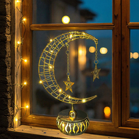 641317 Party Maker LED Tischlampe im Islamischen Stil 9*31cm Festliche Feier Eid Mubarak Ramadan Feiertagszubehör